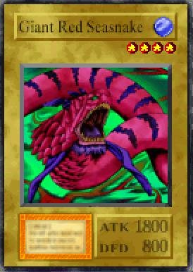 Giant Red Seasnake